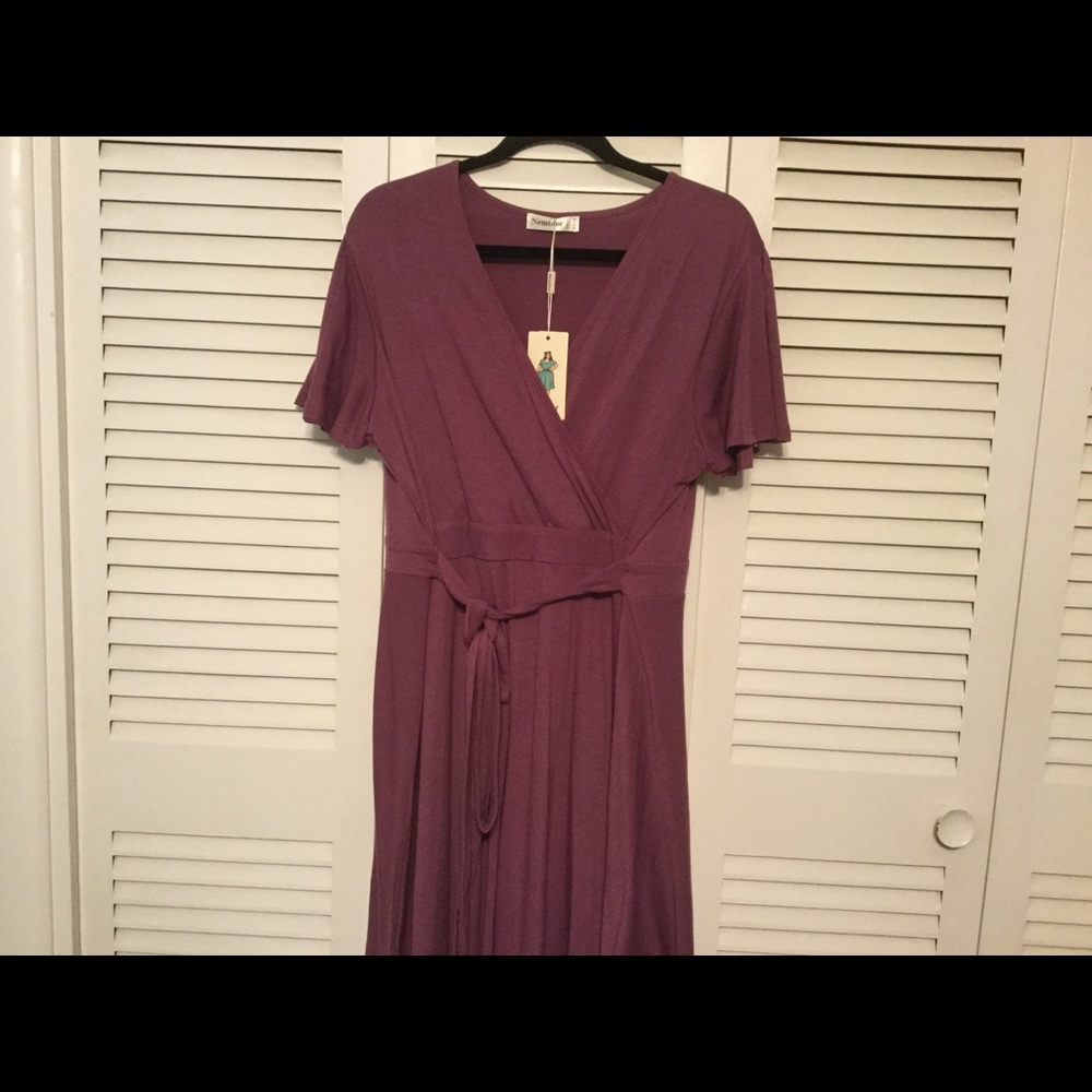 Wrap around dress...brand new never warn!